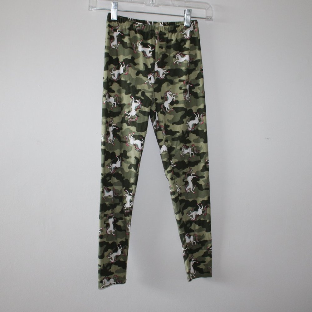 One Step Up Girls Leggings Camo Pants with Unicorns Pattern Soft Girls Pajamas